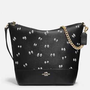 RARE Coach Disney X Paxton Duffle With Snow White and The Seven Dwarfs Eye Print